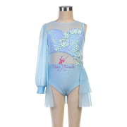 25113 Pale Blue Lyrical Dance Costumes