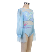 25113 Pale Blue Lyrical Dance Costumes