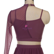 25129 Dusty Mauve Lyrical Dance Costumes