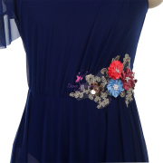 25119 Navy Blue Lyrical Dance Costumes