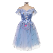 B25676 Blue Pharaoh's Daughter Act3 - Third River Variation Romantic Ballet Tutu