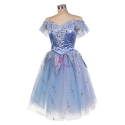 B25676 Blue Pharaoh's Daughter Act3 - Third River Variation Romantic Ballet Tutu