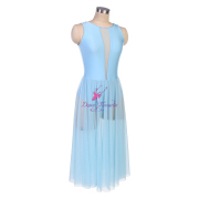 25114 Pale Blue Lyrical Dance Costumes
