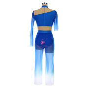 25660 Ombre Blue Lyrical Dance Costumes