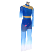 25660 Ombre Blue Lyrical Dance Costumes