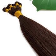 #2 Darkest Brown Hand Tied Weft Hair #2 Darkest Brown Hand Tied Weft Hair