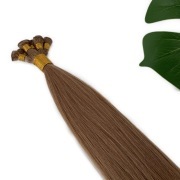 #8 Light Ash Brown Hand Tied Weft Hair