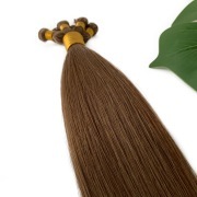 #6 Chestnut Brown Hand Tied Weft Hair