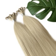 #60 Lightest Blonde Hand Tied Weft Hair #60 Lightest Blonde Hand Tied Weft Hair