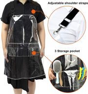 Transparent Waterproof oil-proof Apron for Stylists (Men and Women)