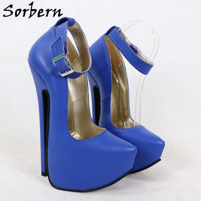 Womens High Heels Stiletto Pumps Sexy Shoes Platform Ankle Strap