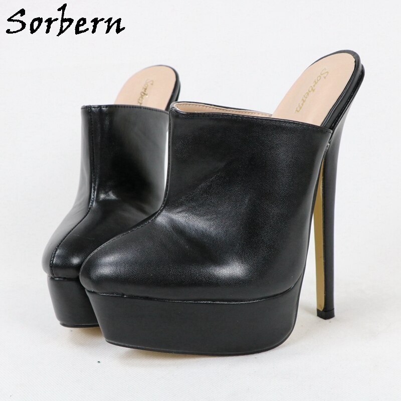 Women's 30cm Super High Heels Stilettos Platform Patent Leather Pole Dance  Party