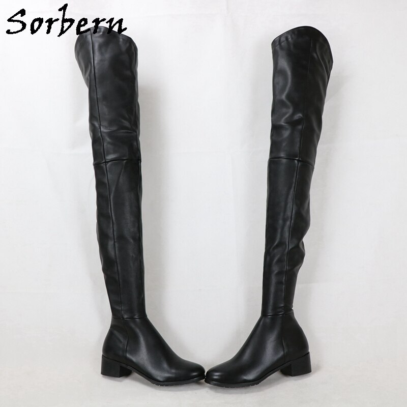 Unisex thigh high outlet boots