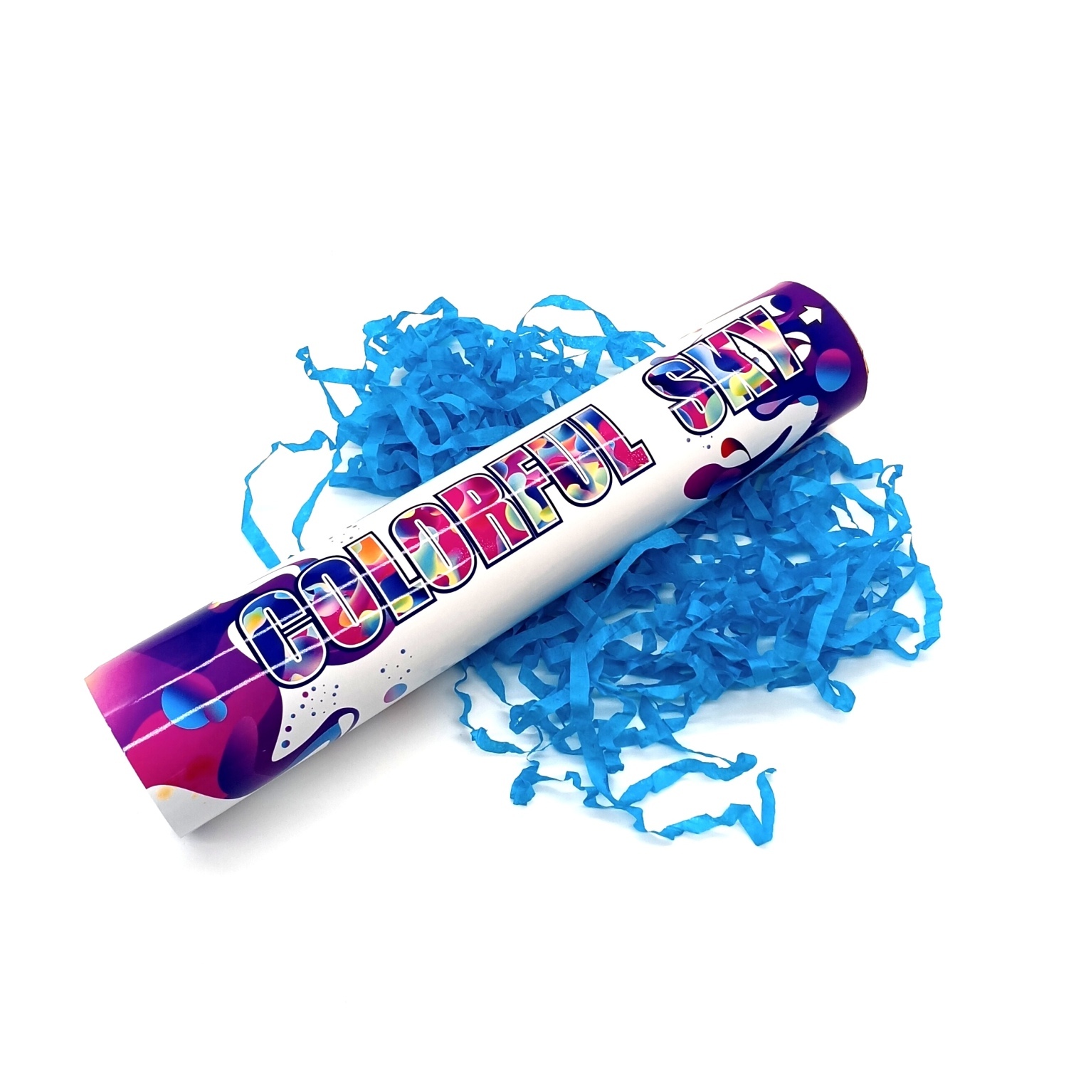 party streamer mixed color paper streamer confetti cannon hand throw floating streamer