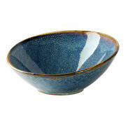 Factory direct wholesale eco ceramic soup ramen bowl noodle dinnerware sets porcelain blue serving salad bowls