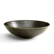 Factory direct wholesale eco friendly restaurant ceramic porcelain matte black soup ramen bowl