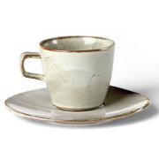 Factory direct wholesale 5 oz porcelain tea and espresso coffee cups set,150ml ceramic reusable coffee cup and saucer