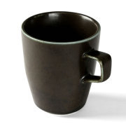 Factory direct wholesale nordic 10oz unique ceramic mugs and eco friendly high temperature firing porcelain cup matte black coff
