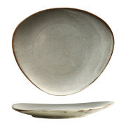 Nordic triangle ceramic hotel flat steak plate,porcelain wholesale restaurant bulk dinner and dishes plates