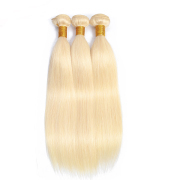 Straight 613 Blonde Hair Sew In Hair Weave Bundles Remy Human Hair LFHW-11