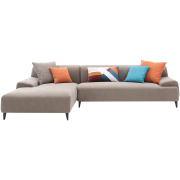 Lc8872 fabric metal frame sectionals loveseat sofa