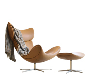 Lc3050 PU fabric true leather metal or wood frame sofa chair