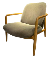 Lc688 fabric wooden frame high density spong home hotel armchair lounge chair