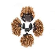 T1B/27 Funmi Curly Remy Human Hair Bundles With Closure 4x4 AHBC-62