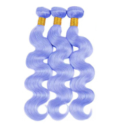 Light Purple Body Wave Remy Human Hair Bundles Sew In Weave Extensions AHHB-90