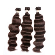 #4 Loose Deep Wave Remy Human Hair Bundles Sew In Weave Extensions AHHB-160