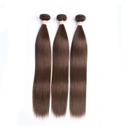 #4 Straight Remy Human Hair Bundles Sew In Weave Extensions AHHB-151