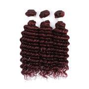 #99J Deep Wave Remy Human Hair Bundles Sew In Weave Extensions AHHB-178
