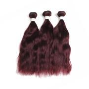 #99J Natural Wave Remy Human Hair Bundles Sew In Weave Extensions AHHB-185