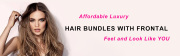 Hair Bundles with Frontal