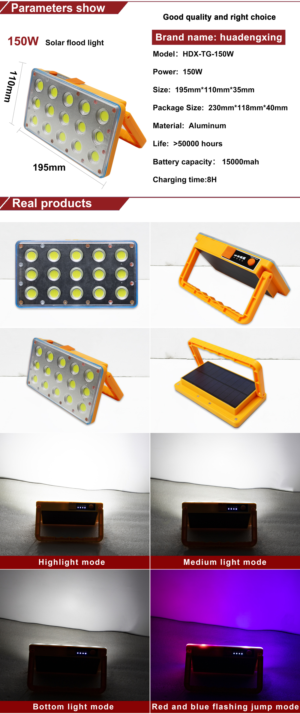 All In One mini led solar flood light 5 Modes Handheld USB Rechargeable Power Bank Charging Emergency portable glare work light LED solar flood light