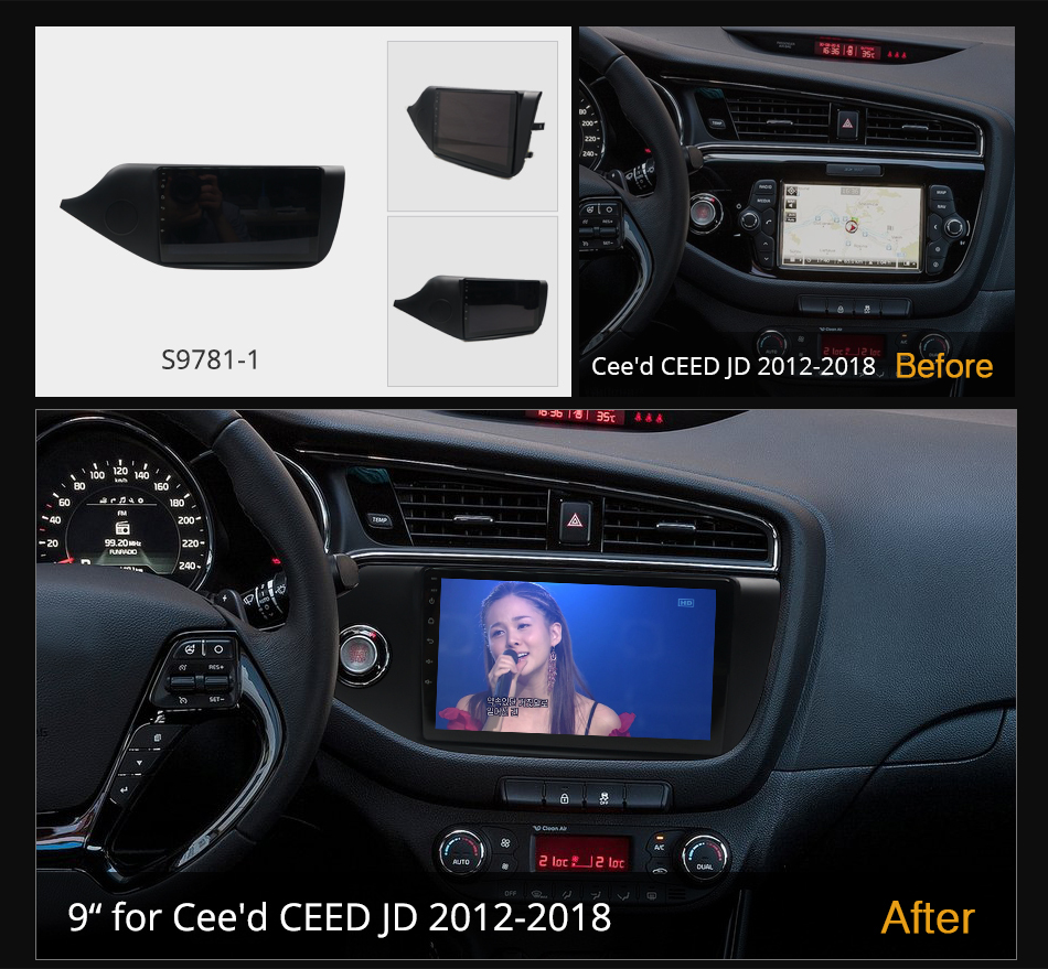Car Radio Multimidia Video Player for Kia Ceed Cee'd 2 JD 2012