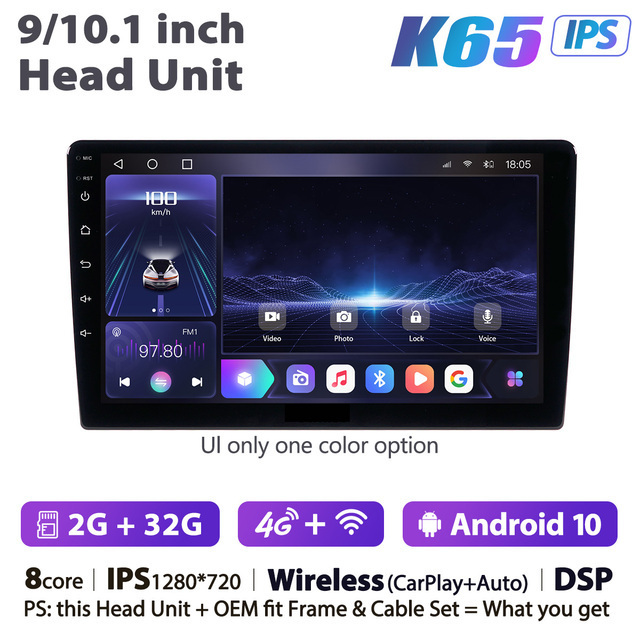 Autoradio 1 Din 7 Pollici Touchscreen con iOS CarPlay Android Auto Mirror Link 1