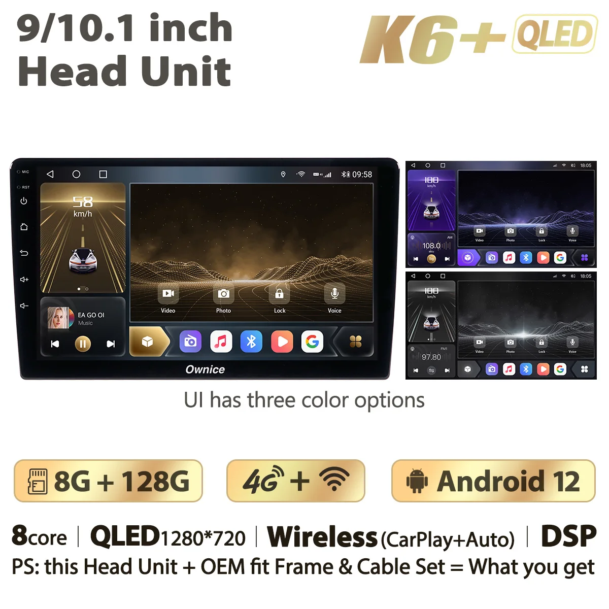 Ownice K6+ 2K for Suzuki Kizashi 2009 - 2015 Car Radio Multimedia