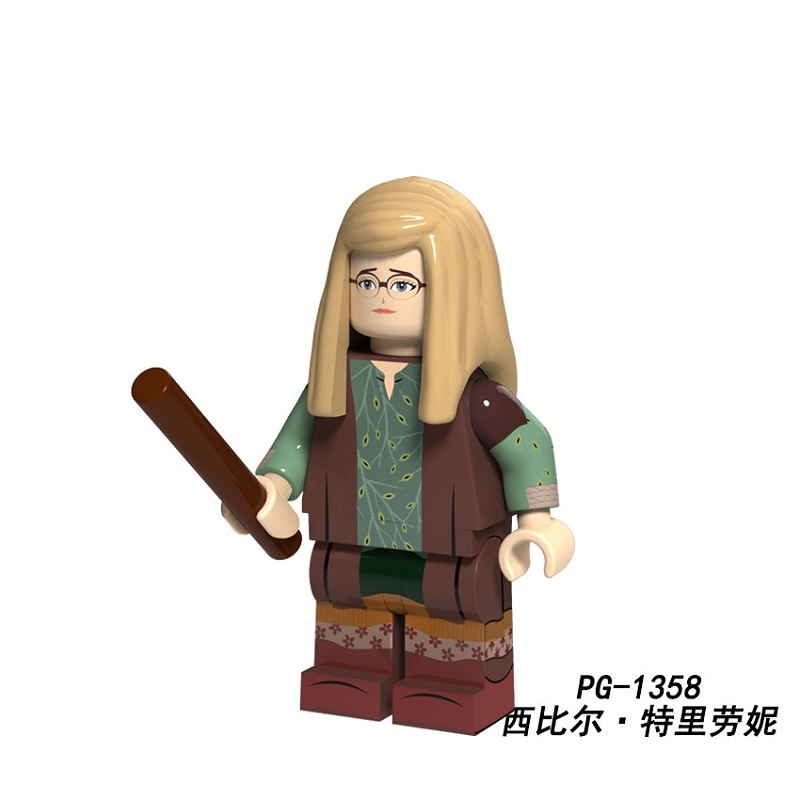 PG1351 PG1352 PG1353 PG1354 PG1355 PG1356  PG1357 PG1358 Single Sale Building Blocks Harry Alastor Moody Quirinus Quirrell Moaning Myrtle Malfoy Cedric Figures Toys For Children PG8157