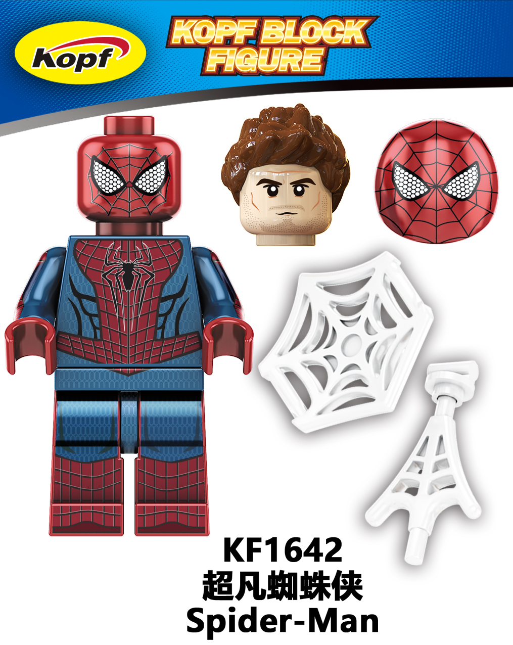 KF1641 KF1642 KF1643 KF1644 KF1645 KF1646 KF1647 KF1648 KF6153 Spiderman Super Heroes Movie Series Characters Bricks Building Blocks Action Figures Educational Toys For Children's Gifts