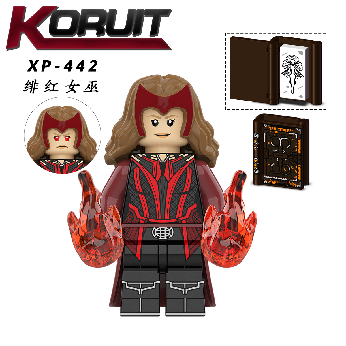 KT1057 XP435 XP436 XP437 XP438 XP439 XP440 XP441 XP442 The Avengers Doctor Strange Scarlet Witch King Movie Series Building Blocks Action Figures Educational Toys For Kids Gifts
