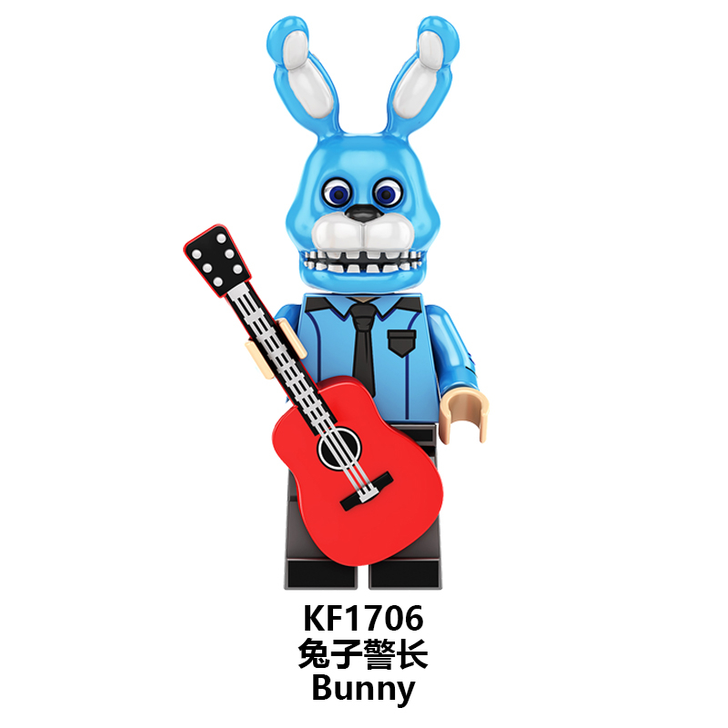 KF6160 KF1701 KF1702 KF1703 KF1704 KF1705 KF1706 KF1707 KF1708 Five Nights At Freddy's Horror Game Series Building Blocks Action Figures Educational Toys For Kids Gifts