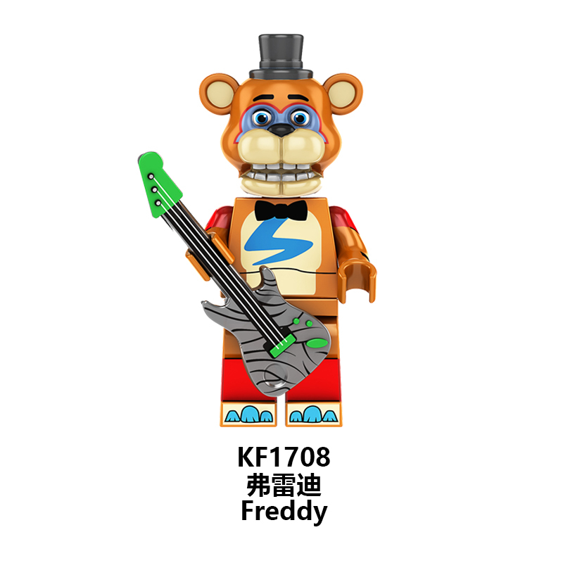 KF6160 KF1701 KF1702 KF1703 KF1704 KF1705 KF1706 KF1707 KF1708 Five Nights At Freddy's Horror Game Series Building Blocks Action Figures Educational Toys For Kids Gifts