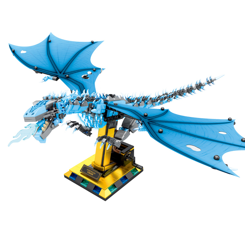 13003 13004 13005 13006 Big Set Dragon Smaug Phantom Flying Dragon Vise Rion Ptero Sauria Building Blocks Action Figures Educational Toys For Kids Gifts