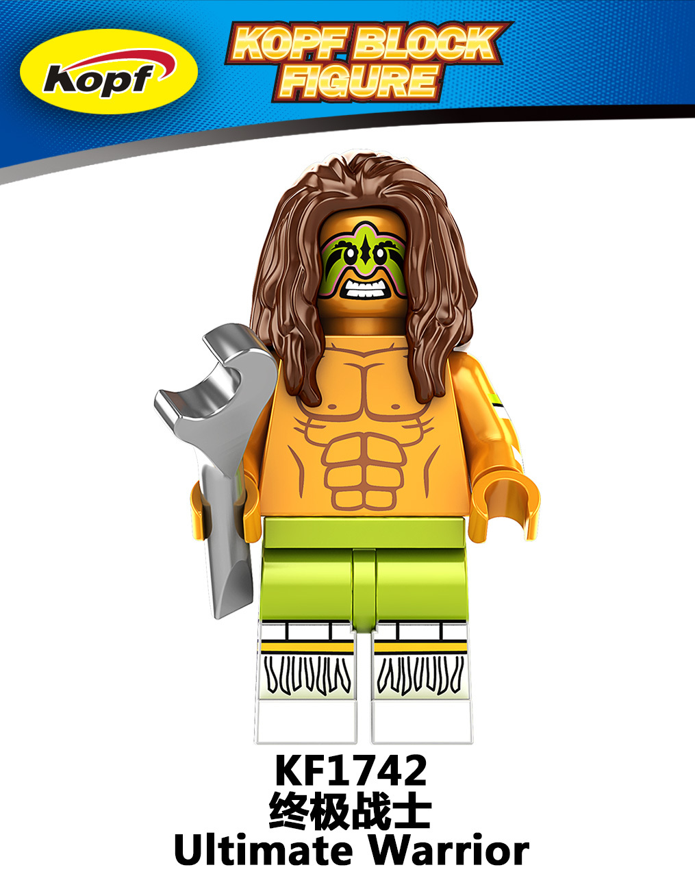 KF6164 KF1736 KF1737 KF1738 KF1739 KF1740 KF1741 KF1742 KF1743 Wrestling Superstar Movie Series Mini Building Blocks  Action Figures Educational Toys For Kids Gifts