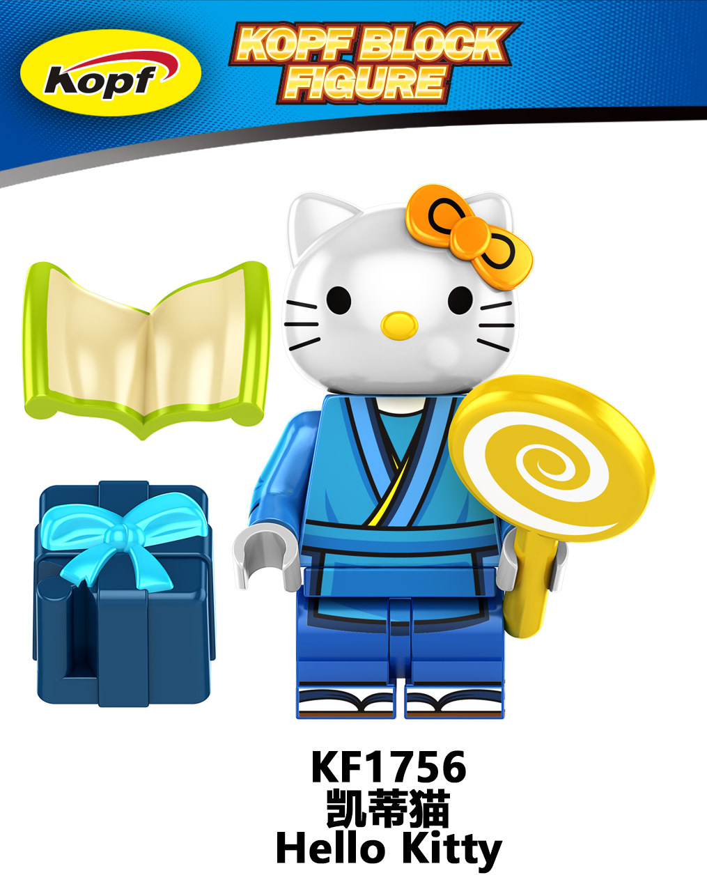 KF6166 KF1752 KF1753 KF1754 KF1755 KF1756 KF1757 KF1758 KF1759 KF1762 Cartoon Series Mini Building Blocks Hello Kitty Buzz Lightyear Zach The Great Demon Action Figures Educational Toys For Kids Gifts