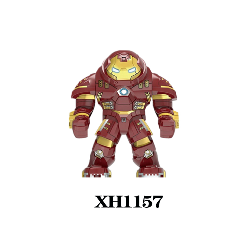 XH 1821 1822 1820 1157 1158 1159 1160 Super Heroes Series Mini Building Blocks Hulkbuster Action Figures Educational Toys For Kids Gifts
