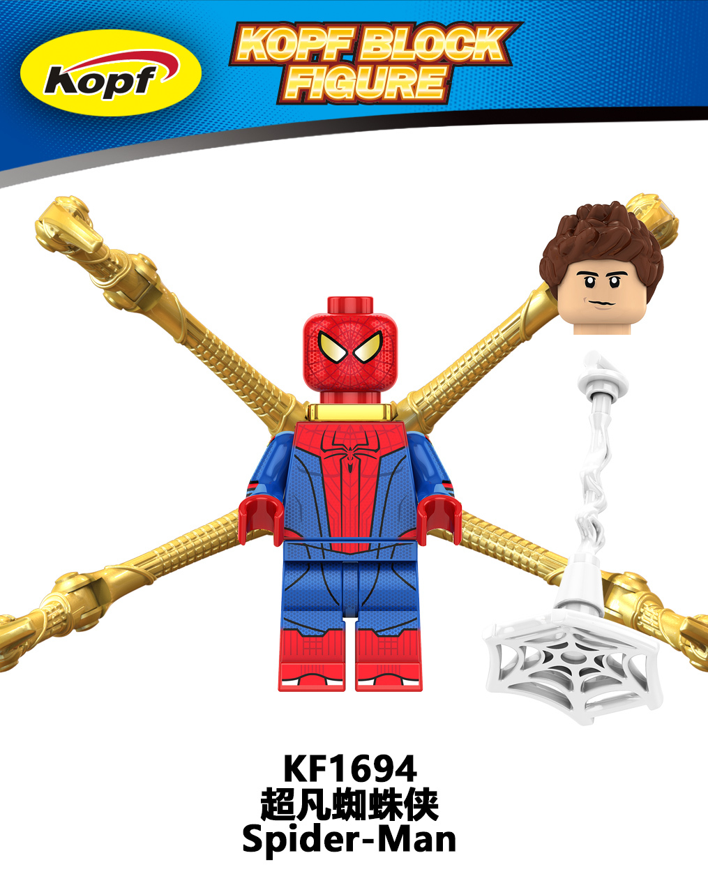 KF6159 KF1693 KF1694 KF1695 KF1696 KF1697 KF1698 KF1699 KF1700 Super Heroes Mini Building Spiderman Green Goblin Blocks Action Figures Educational Toys For Kids Gifts 