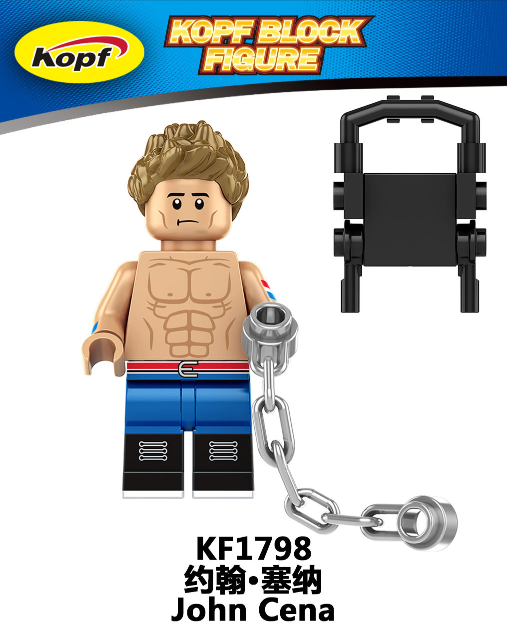 KF6171 KF1796 KF1797 KF1798 KF1799 KF1800 KF1801 KF1802 KF1803 Wrestling Superstar Rnady Savage Ted DiBiase John Cena Ric Flair The Rock StingMini Stone Cold Building Blocks Action Figures Educational Toys For Kids Gifts