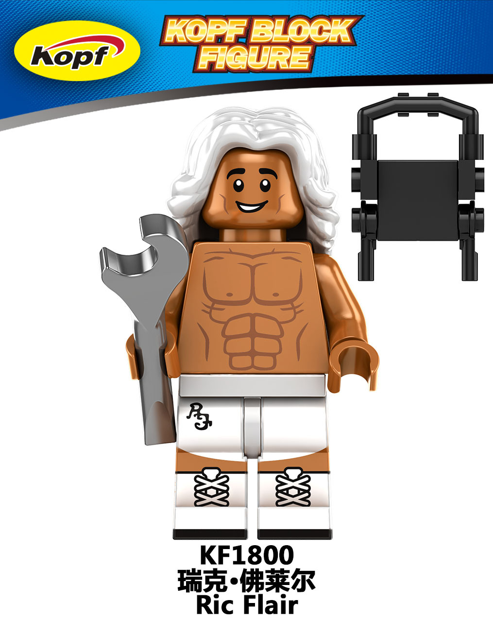 KF6171 KF1796 KF1797 KF1798 KF1799 KF1800 KF1801 KF1802 KF1803 Wrestling Superstar Rnady Savage Ted DiBiase John Cena Ric Flair The Rock StingMini Stone Cold Building Blocks Action Figures Educational Toys For Kids Gifts